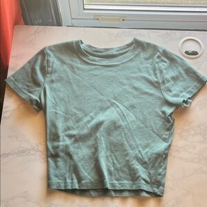 Hollister Teal Cotton Baby Tee